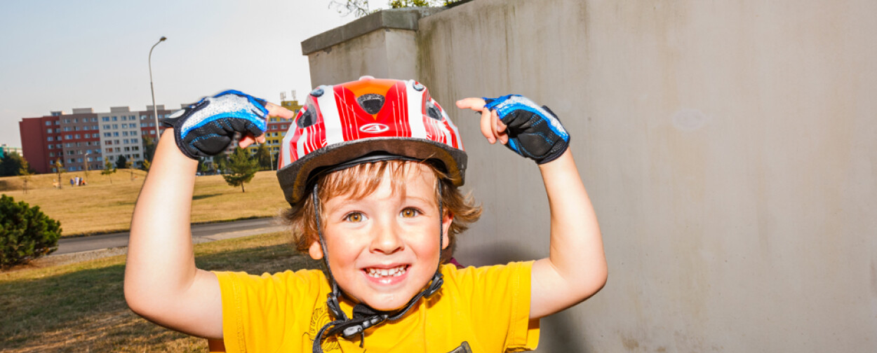 Cyklistické dětské helmy