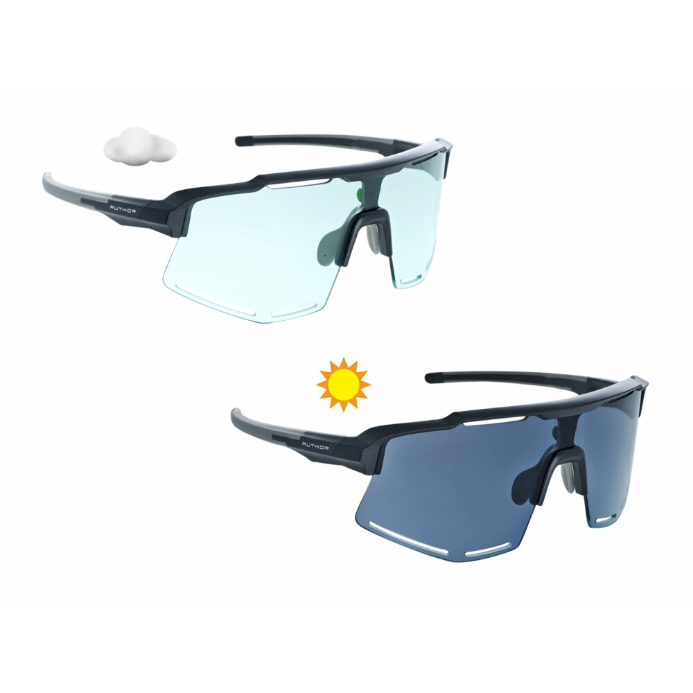 AUTHOR Brýle Zephyr Photochromic HD Green 71-12  (šedá-matná)