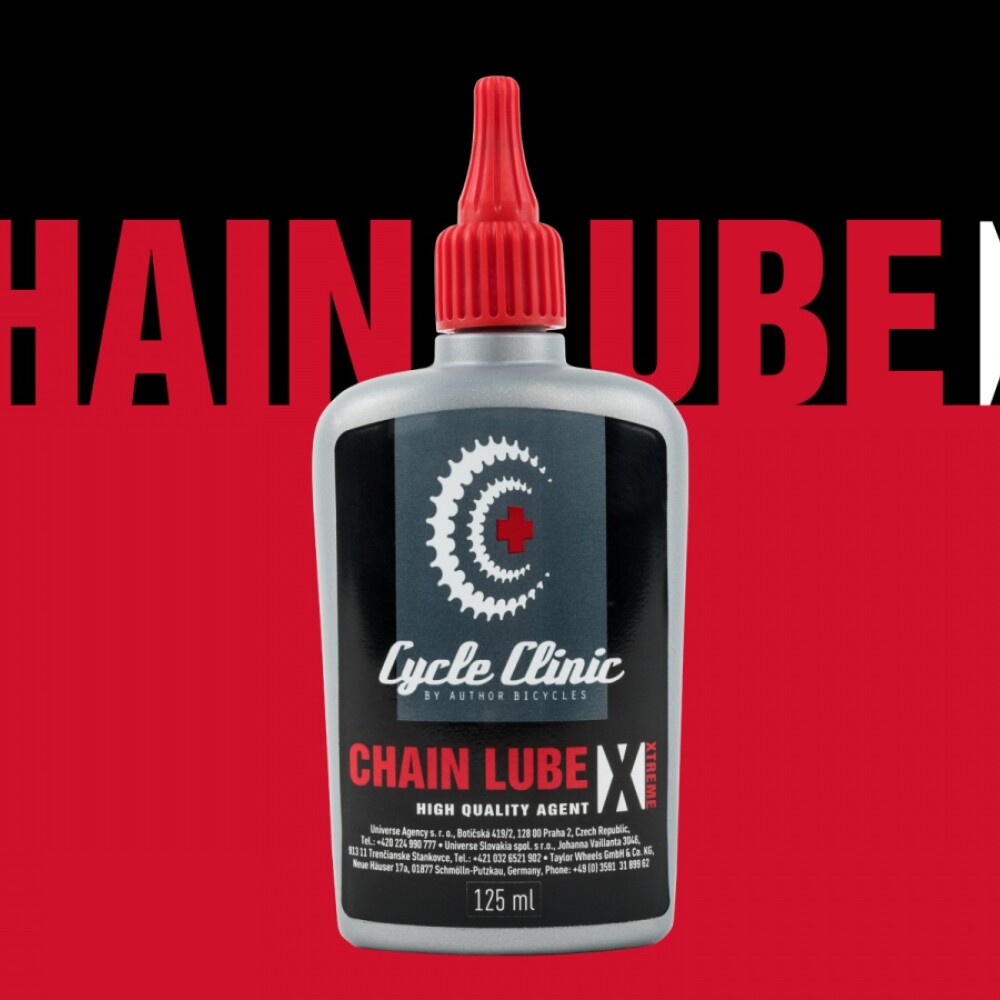 AUTHOR Mazivo Cycle Clinic Chain Lube EXTREME 125 ml   (červená)