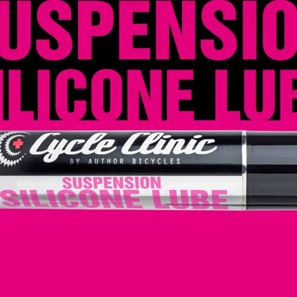 AUTHOR Mazivo Cycle Clinic Suspension Silicone Lube 400ml  (černá)