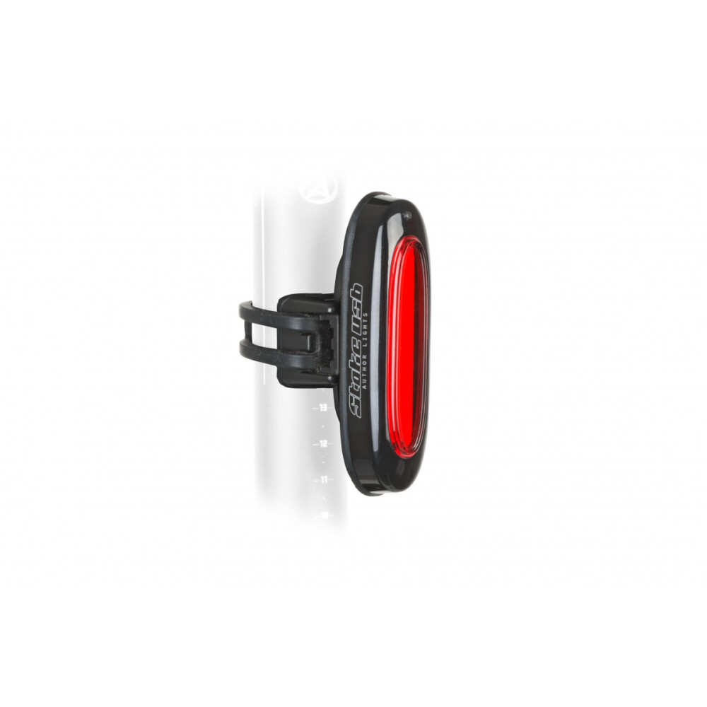 AUTHOR Světlo zad. A-Stake USB 40lm  (černá/čiré-sklo)