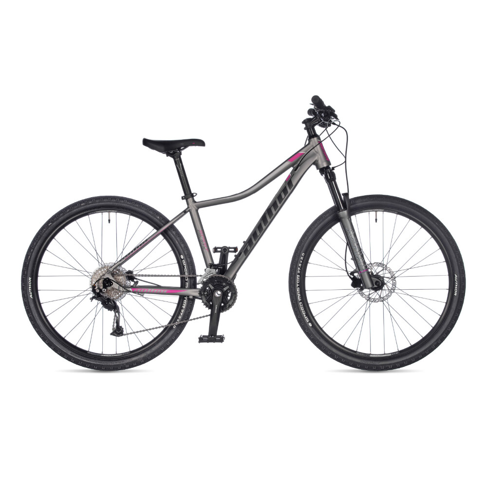 AUTHOR Spirit 27,5 ASL 2023-24 16" stříbrná/růžová dámské MTB 27,5"kolo