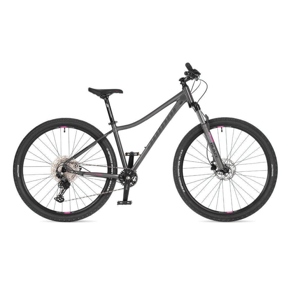 AUTHOR Kinetic ASL 2025 18" (29") stříbrná/růžová dámské MTB kolo