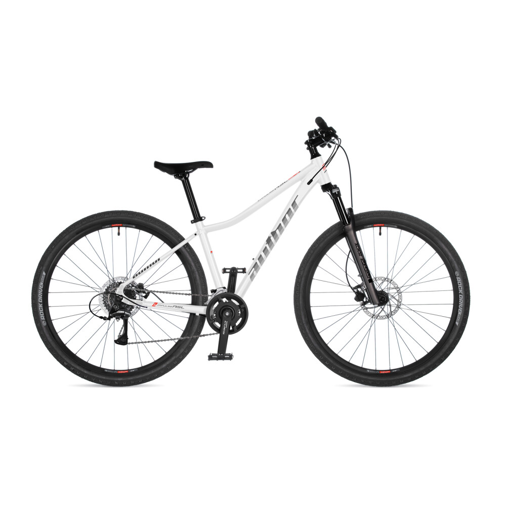 AUTHOR Impulse ASL 2026 16" bílá/stříbrná/červená dámské MTB 29"kolo