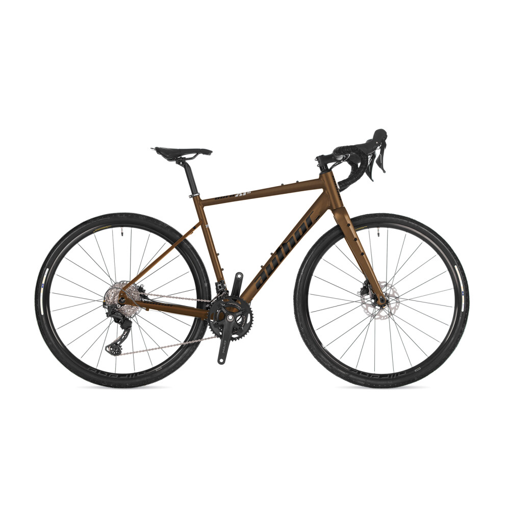 AUTHOR Aura XR6 2026 54 bronzová-matná/černá Gravel kolo