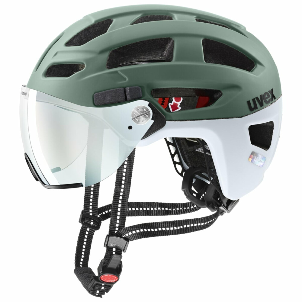 UVEX HELMA FINALE VISOR V MOSS GREEN-CLOUD M (S4109770400)