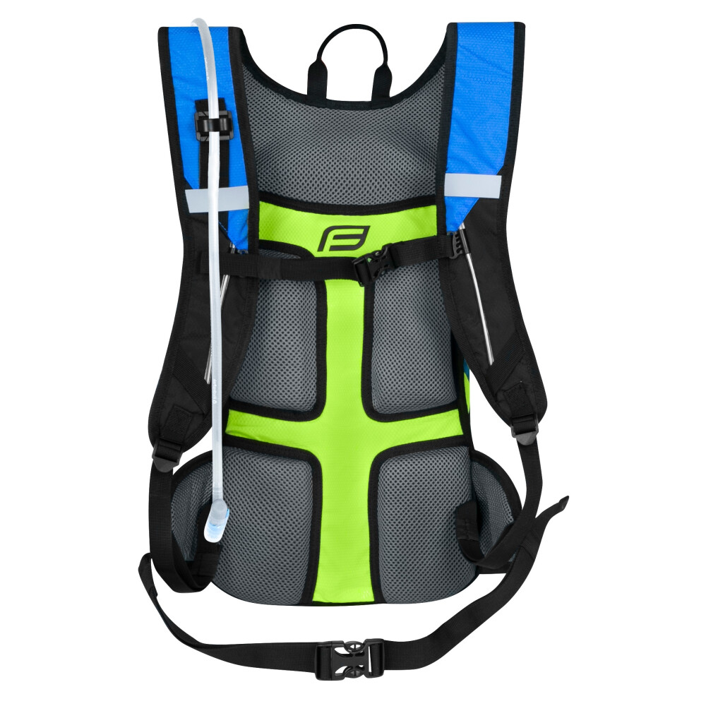 batoh FORCE BERRY ACE PLUS 12L+2L rez., modro-fluo