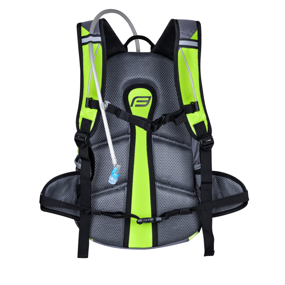 batoh FORCE JORDAN PLUS 20L+2L rez., šedo-fluo