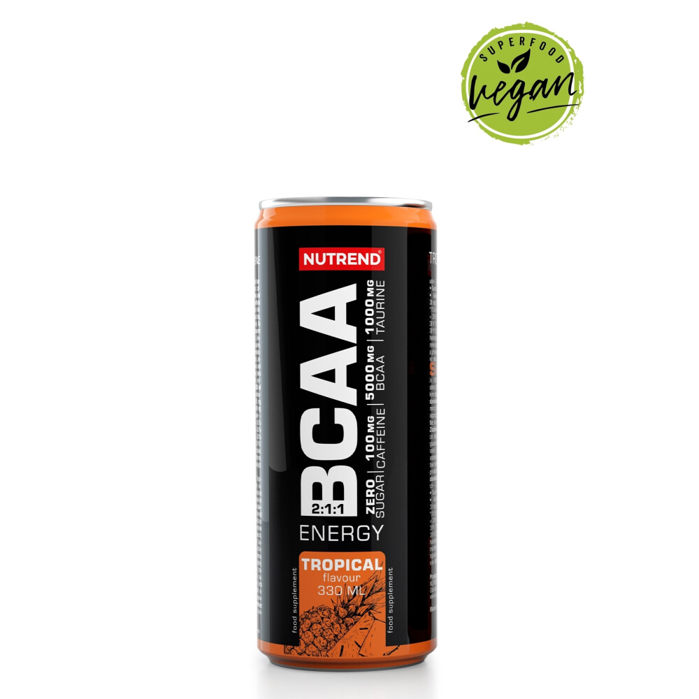 BCAA Energy, plechovka 330 ml, tropical
