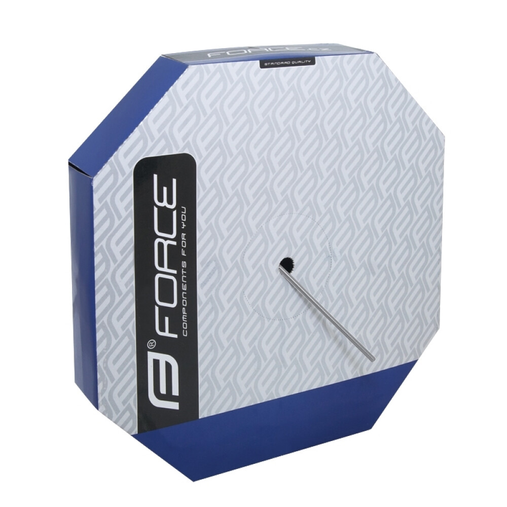 bowden brzdový FORCE 5mm,stříbrný 50m BOX