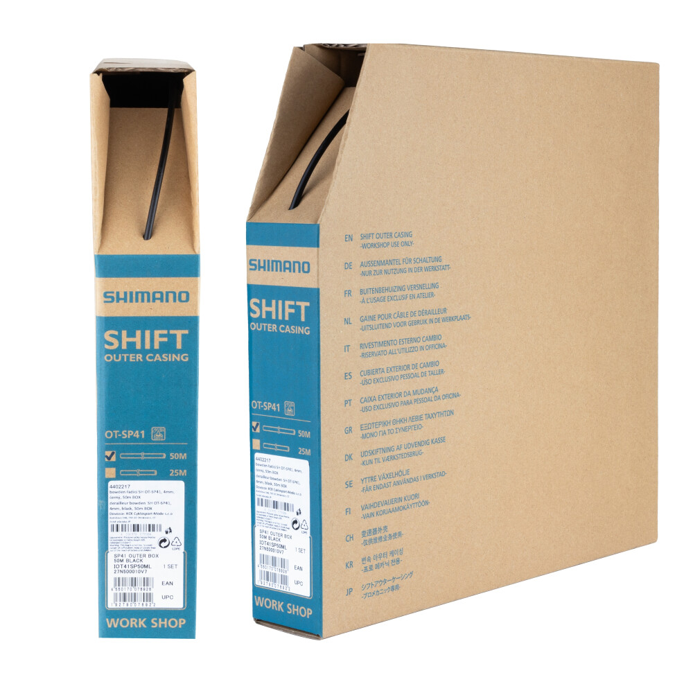 bowden řadící SH OT-SP41, 4mm, černý, 50m BOX