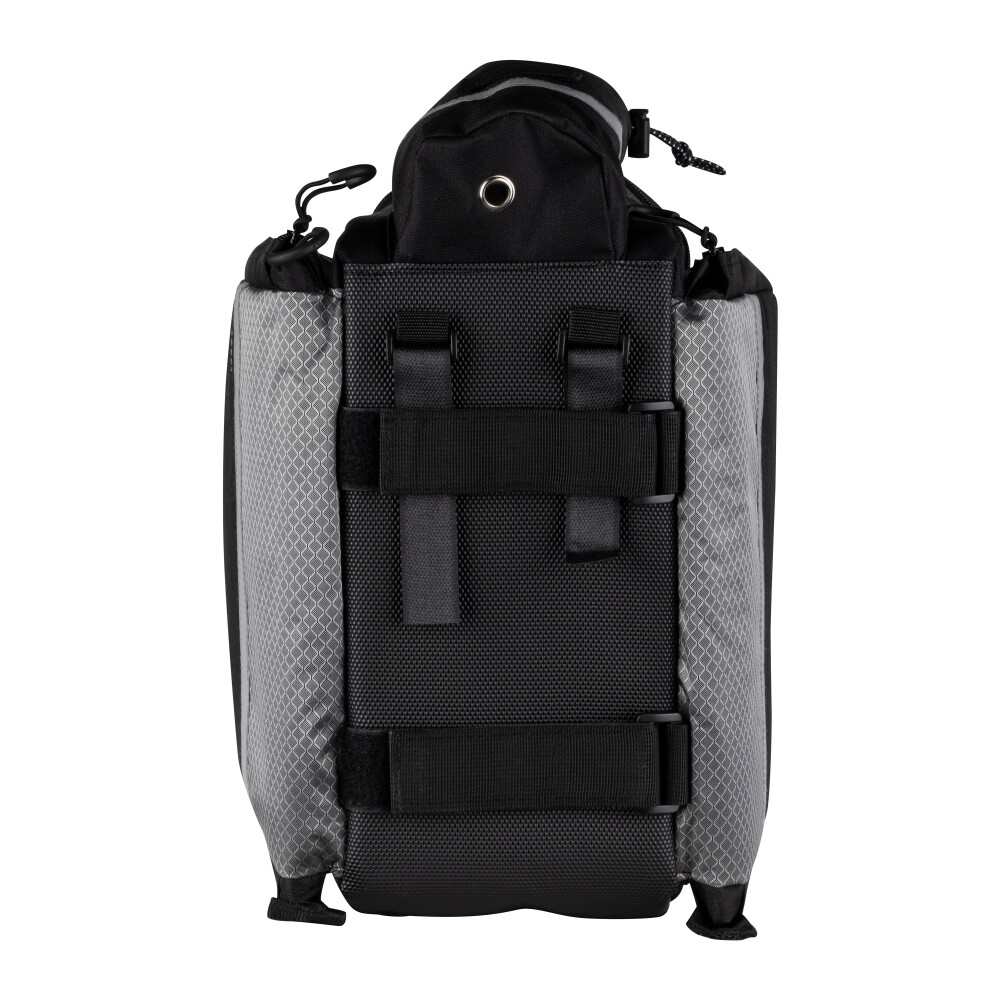 brašna na zadní nosič FORCE LARGE, černá 20 l