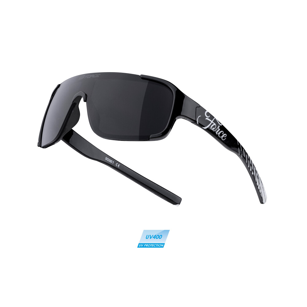 brýle F CHIC dámské/junior,čer-bílé,čer. sklo