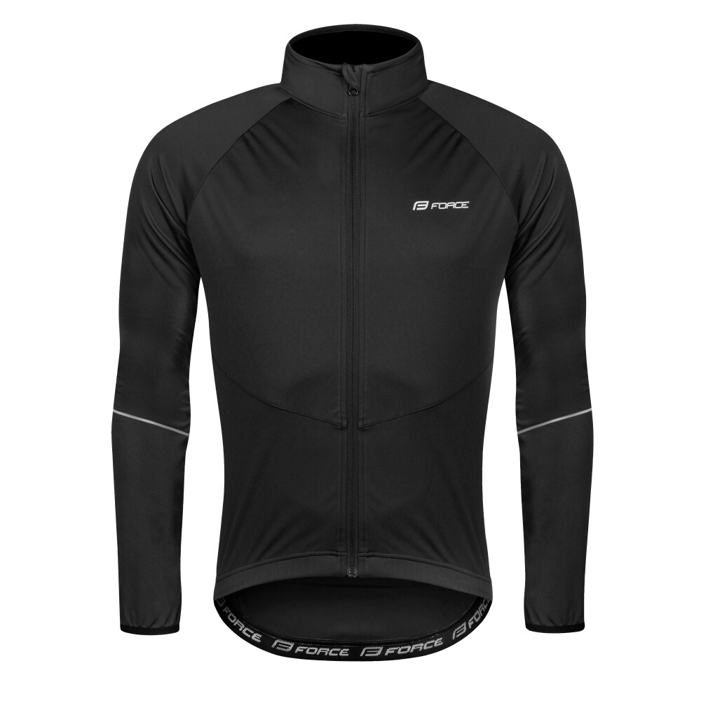 bunda FORCE ARROW softshell, černá