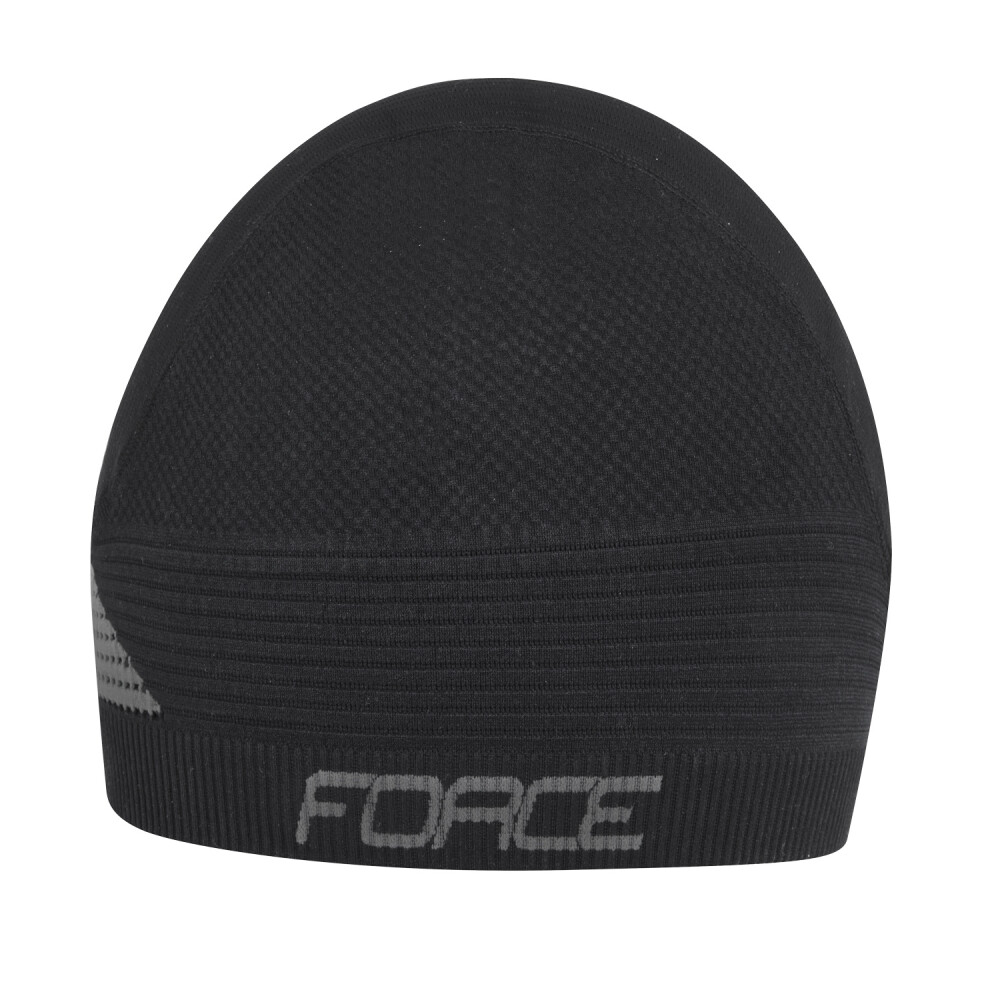 čepice pod přilbu FORCE UNI, černá