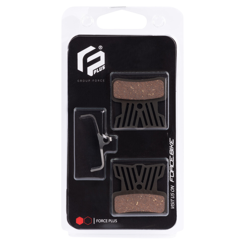 destičky brzdové FORCE+ SH MTB Ti polymer, chladič