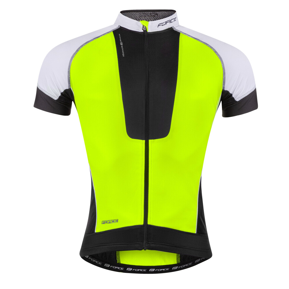 dres FORCE AIR krátký rukáv černo-fluo-bílý