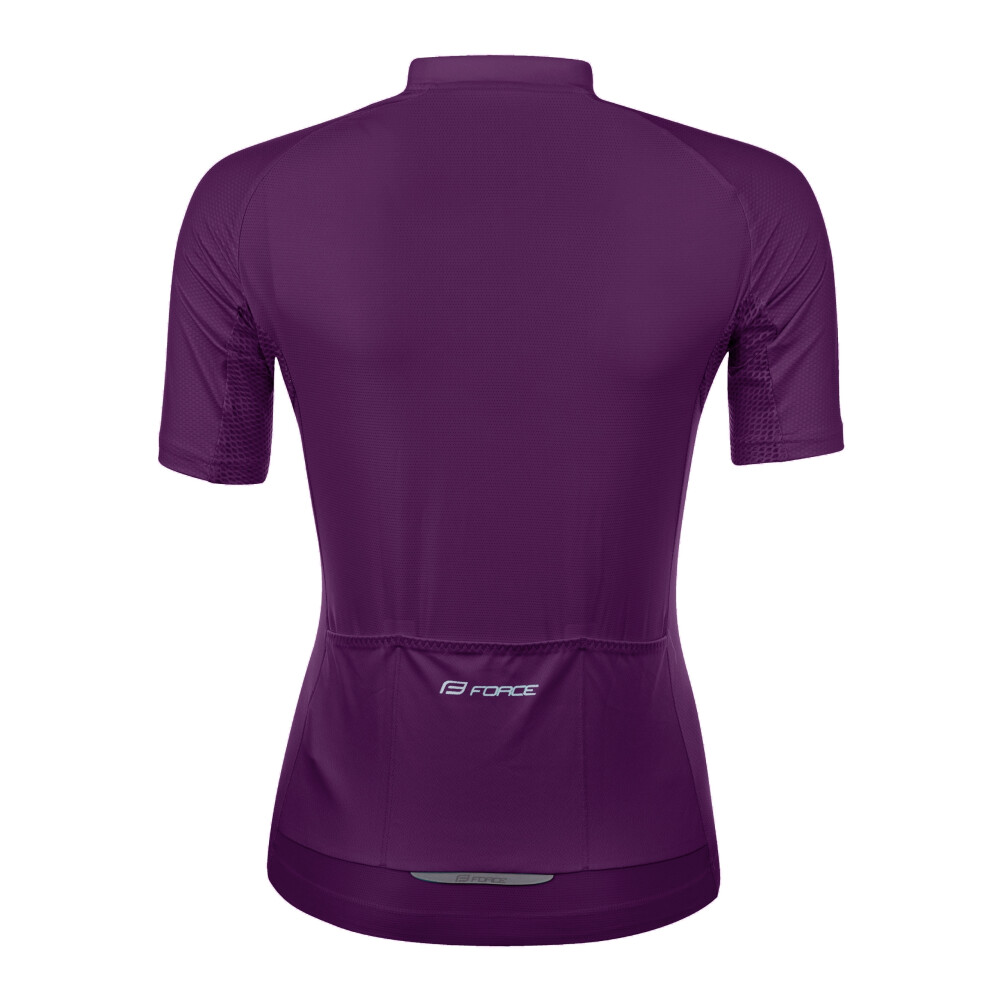 dres FORCE PURE LADY kr. rukáv, fialový