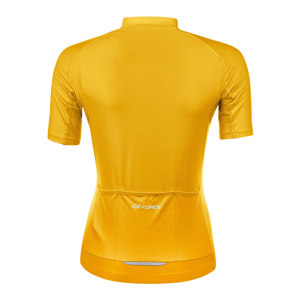 dres FORCE PURE LADY kr. rukáv, žlutý