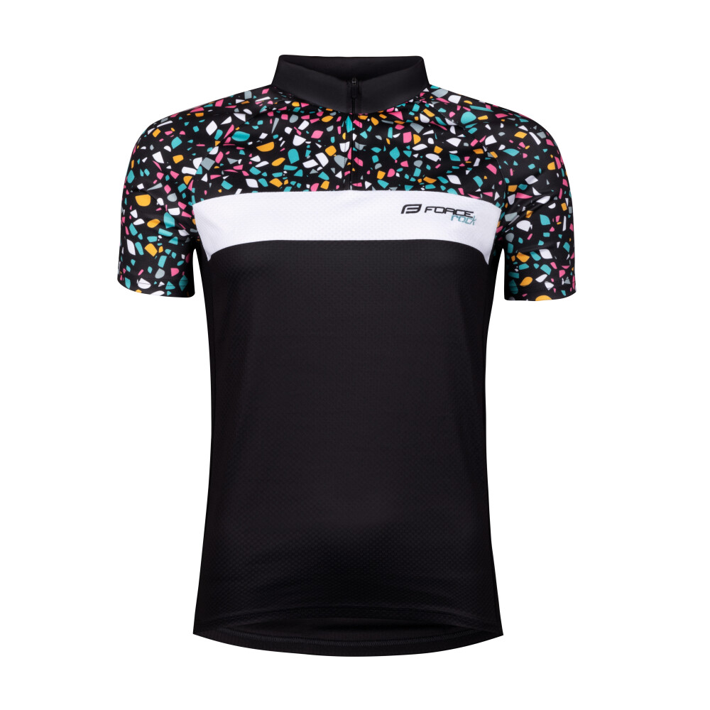 dres FORCE ROCK LADY kr. rukáv, černý