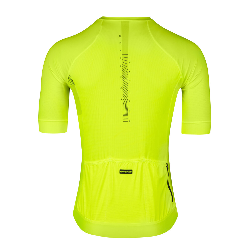 dres FORCE SWAY kr. rukáv, fluo