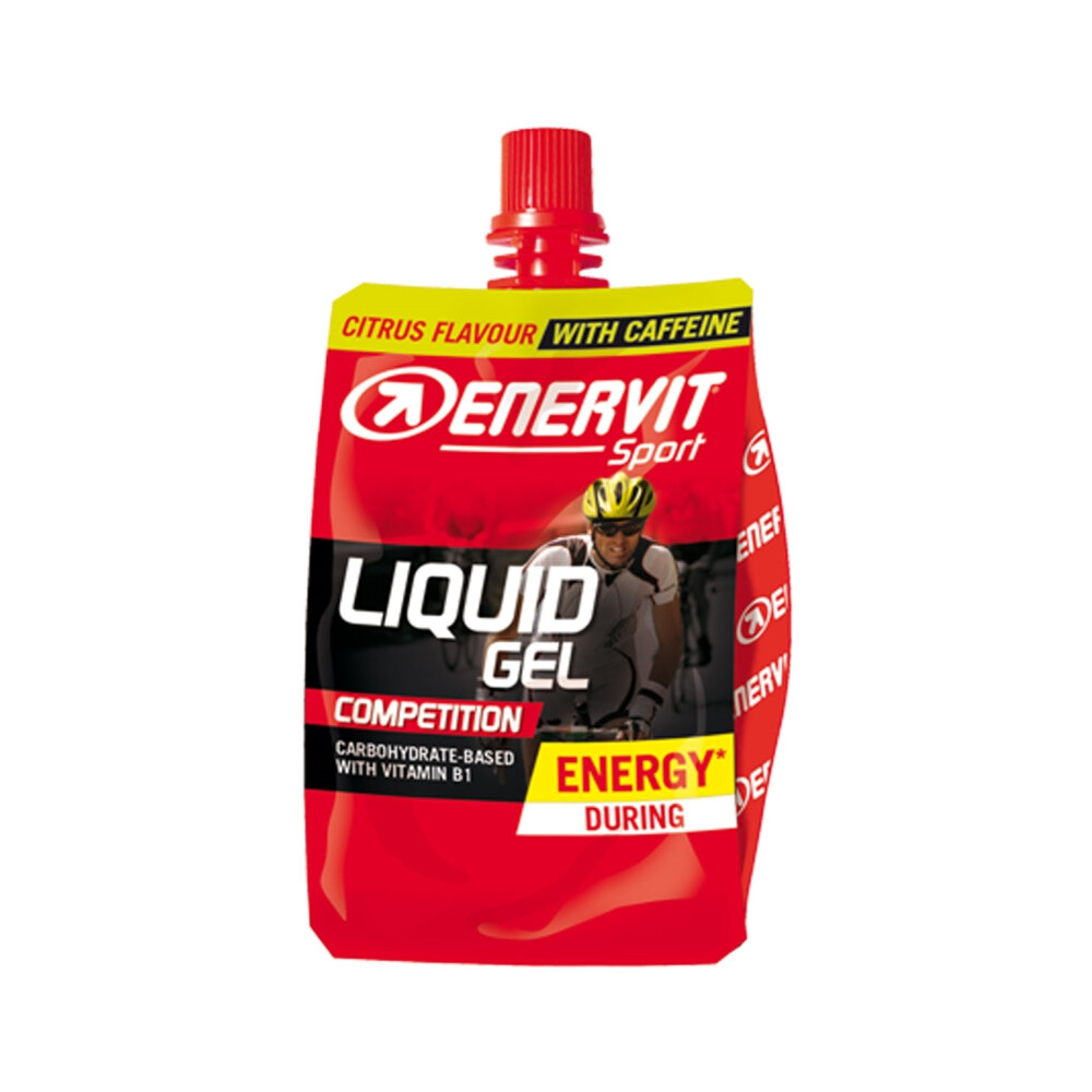 ENERVIT Liquid Gel Com.+kofein, sáček, 60ml citrus