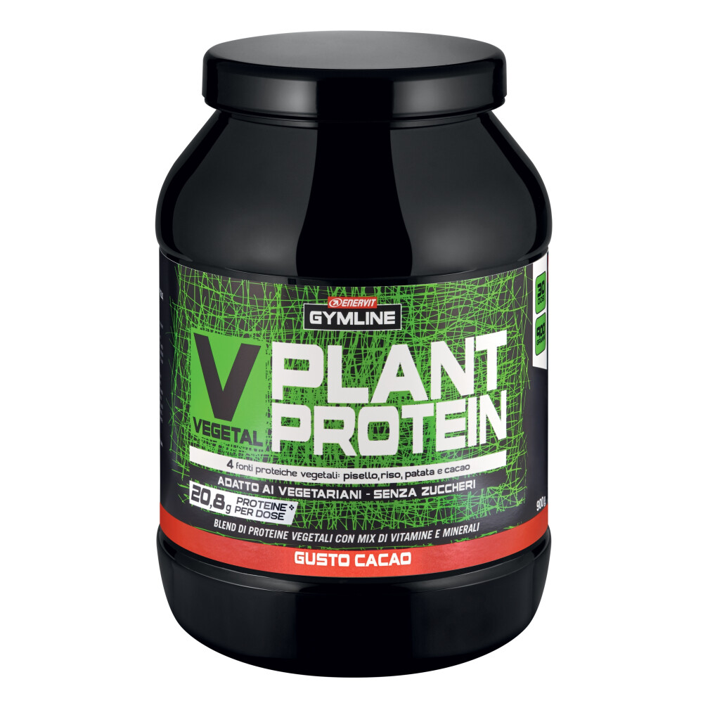 ENERVIT Vegetal Protein, dóza 900g, kakao