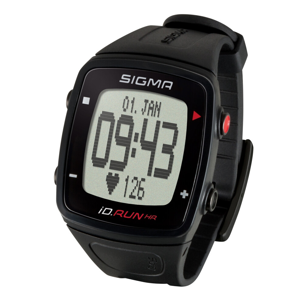 hodinky sportovní SIGMA iD.RUN HR, černé