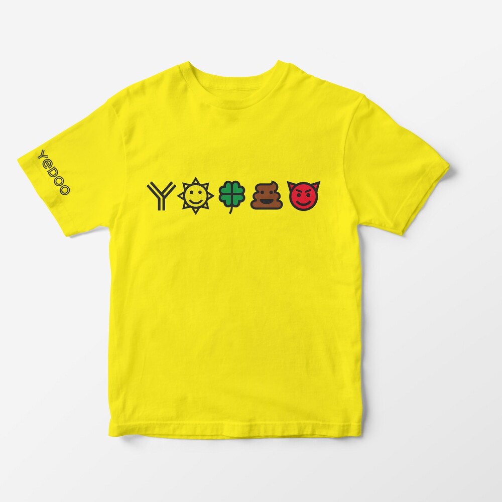 Yedoo Tričko Yedoo Emoji dětské yellow 3-4