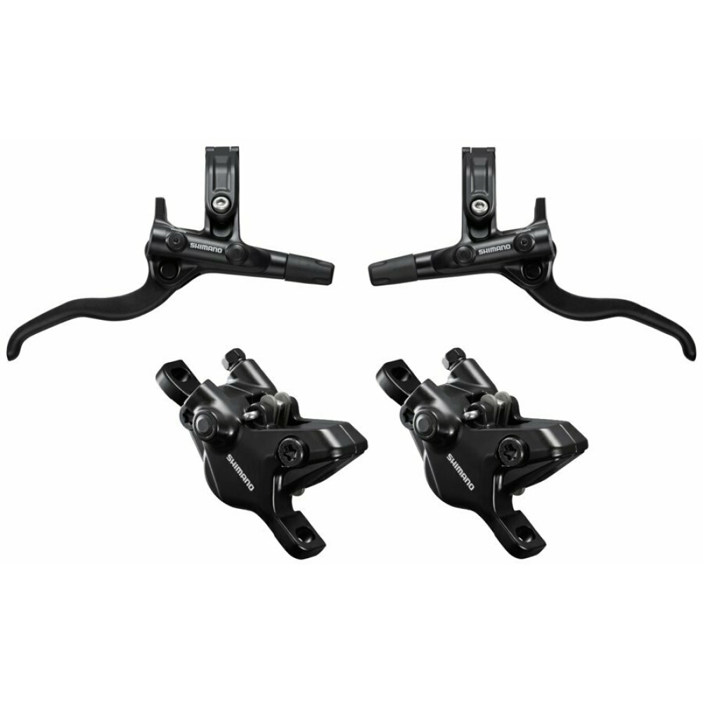 Shimano Brzda kotoučová Shimano Deore MT410 přední a zadní komplet bez kotoučů J-kit v krabičce, přestavbová sada hydraulických brzd Brzda kotouč Shimano MT410