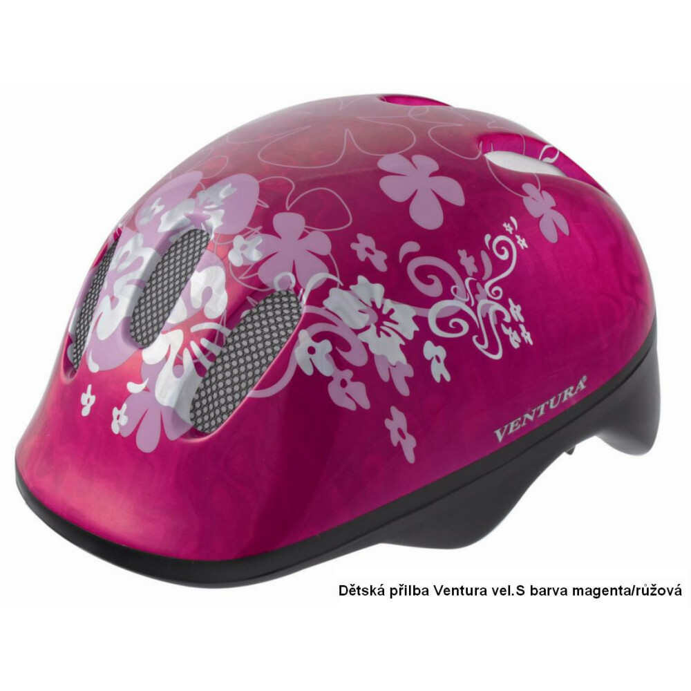 Ventura Dětská přilba VENTURA S (50-57cm) magentaruzova