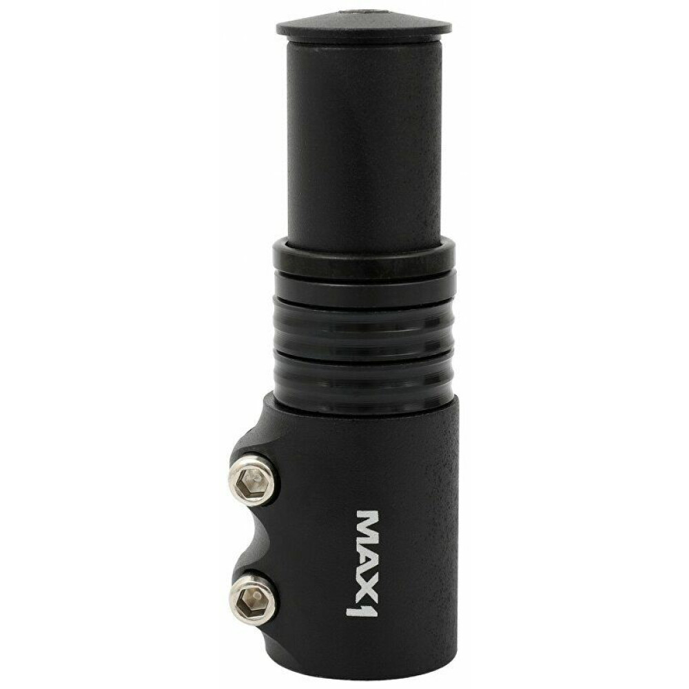 MAX1 Nástavec sloupku MAX1 A-H 1 1/8", redukce k prodloužení sloupku vidlice A-H 1 1/8" black
