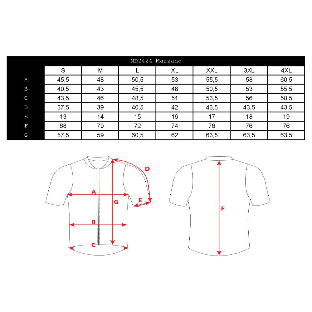 pánský cyklo dres Mazzano M