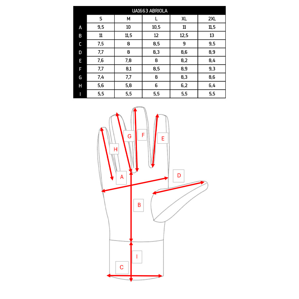 Zimní Rukavice Abriola XL