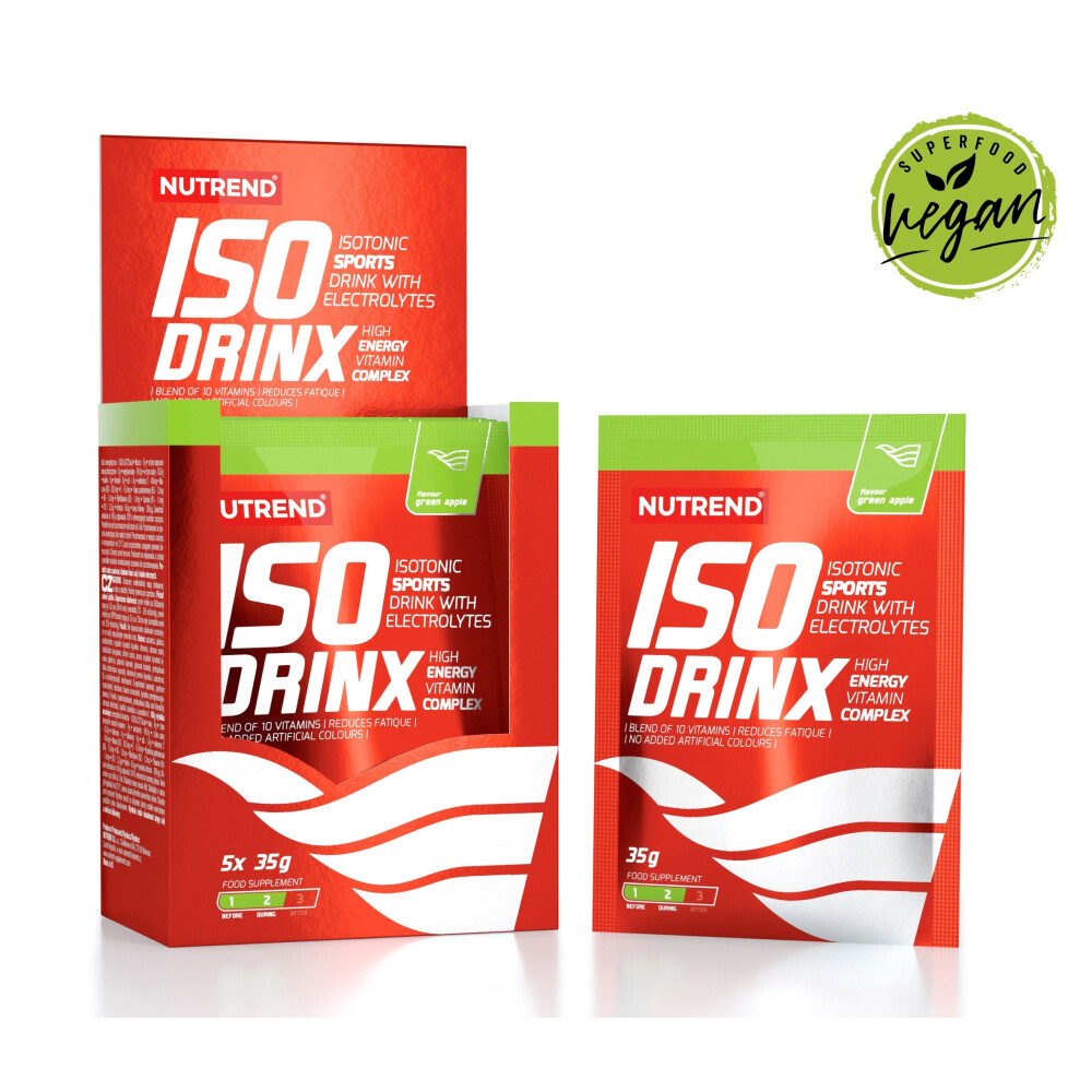 ISODRINX jednorázový, 5x35g zelené jablko