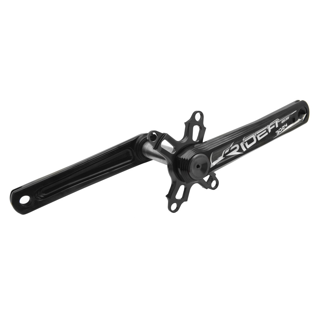 kliky RIDEA R491, 175mm, titan+Al 7150, černo-bílé