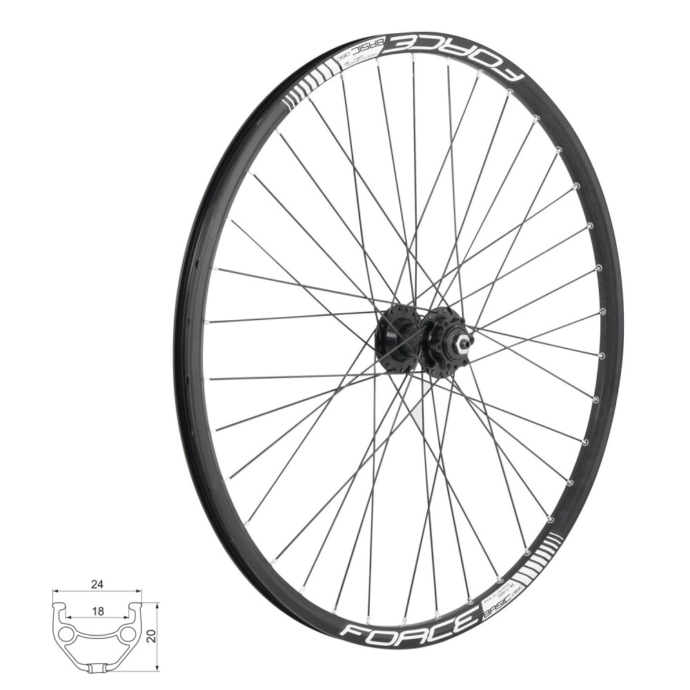 kolo přední FORCE BASIC DISC 584x19 F804342-6d 32d