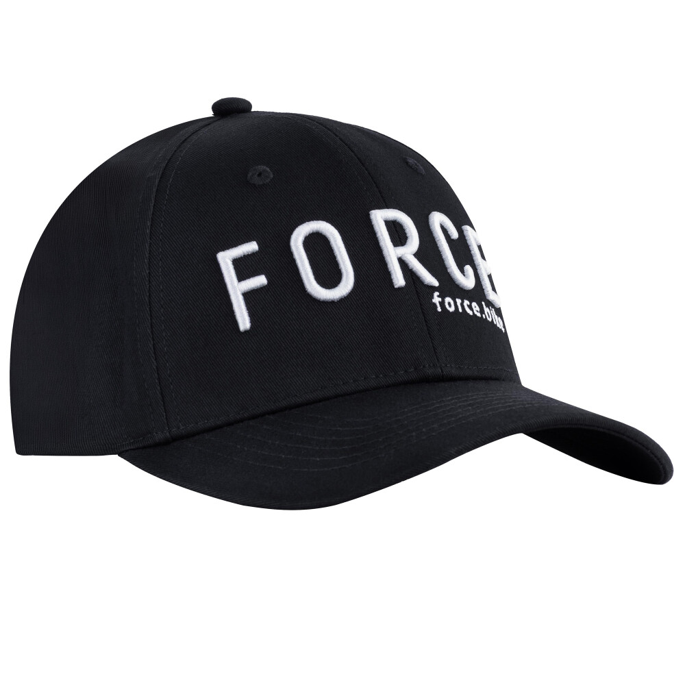 kšiltovka FORCE BEFORCE 3D, černo-bílá