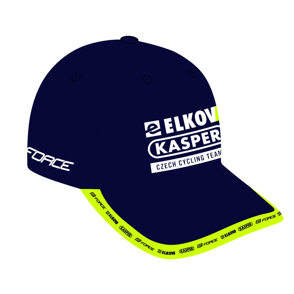 kšiltovka FORCE ELKOV-KASPER, modro-fluo