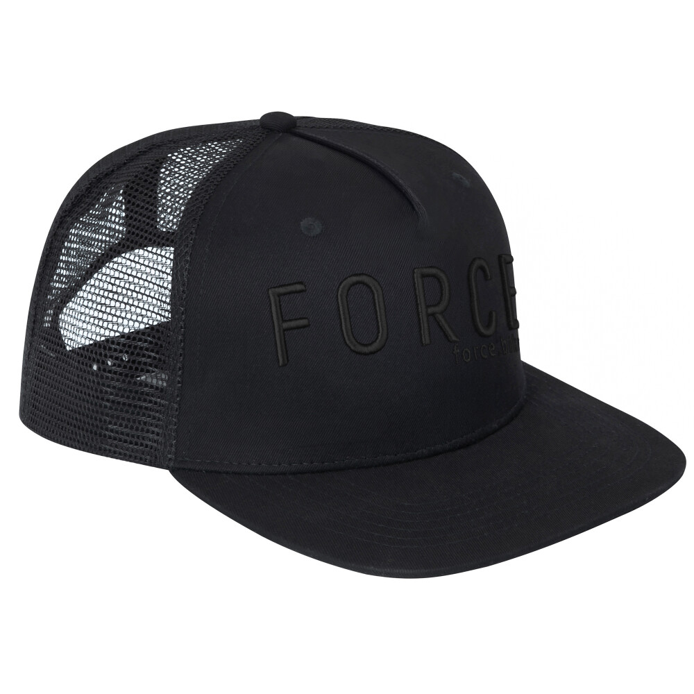 kšiltovka FORCE TRUCKER LOGO 3D, černá