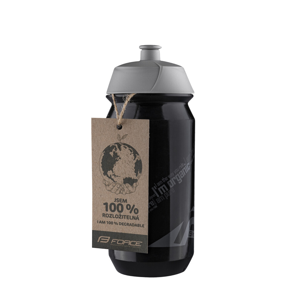 láhev FORCE BIO 0,5 l, černo-šedá