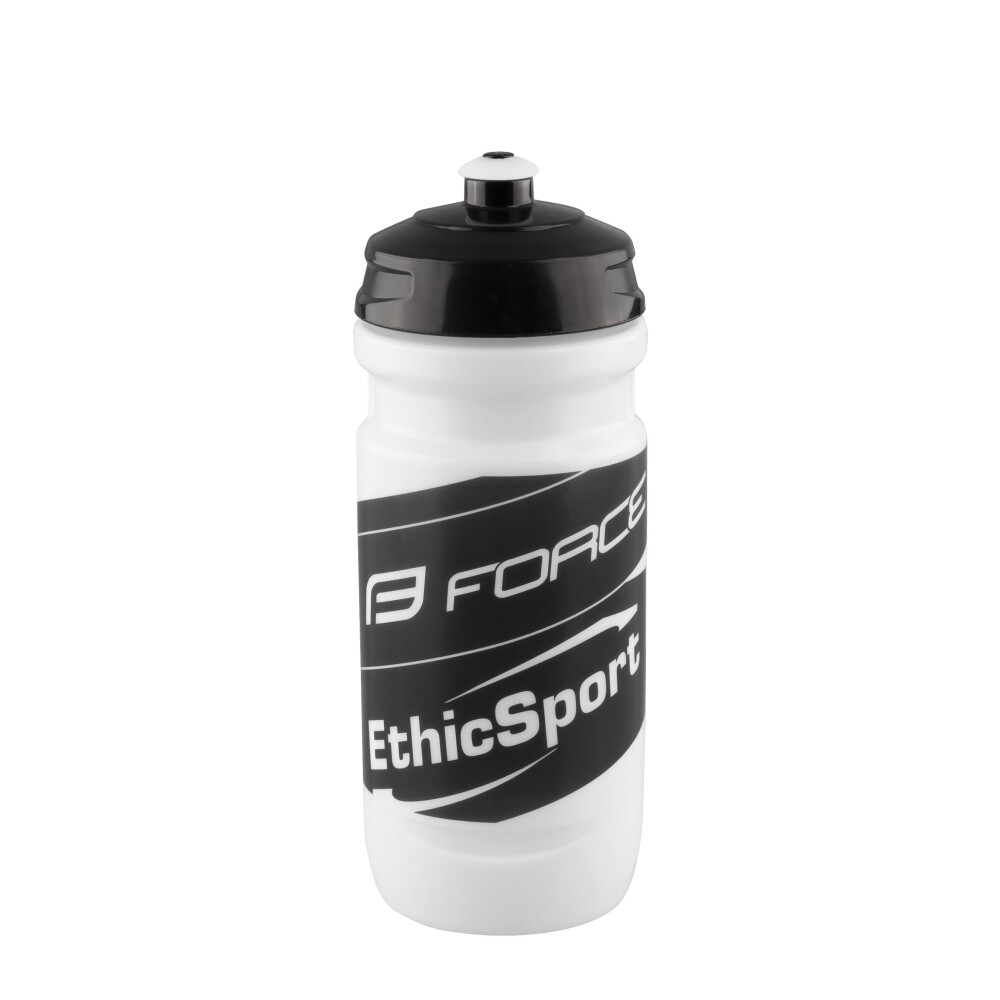 láhev FORCE-ETHIC (ELITE IT )  0,6 l, bílo-černá