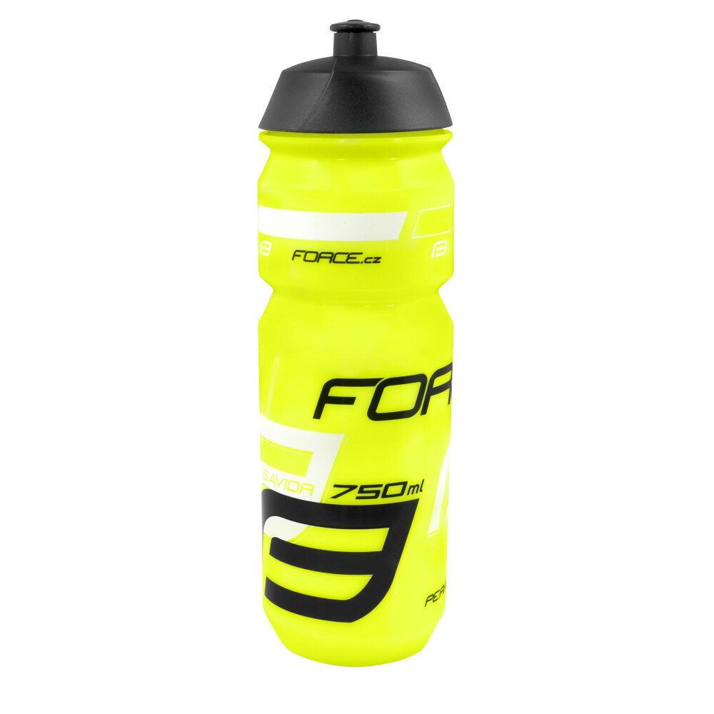 láhev FORCE SAVIOR 0,75 l, fluo-černo-bílá