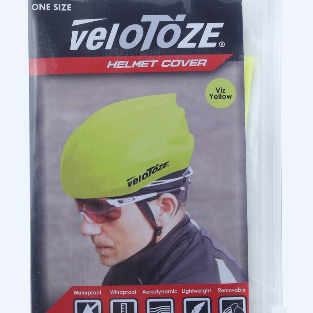 návlek na přilbu VELOTOZE latex, žlutý UNI