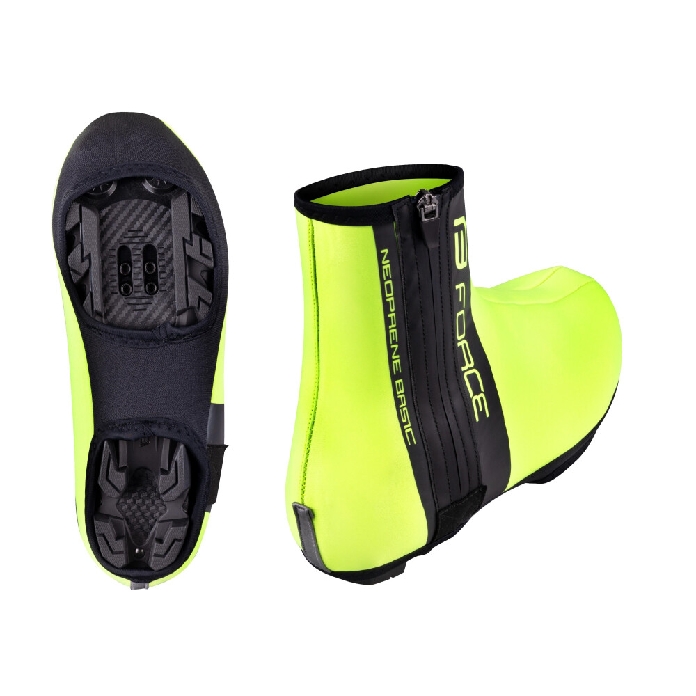 návleky treter FORCE NEOPRENE BASIC ROAD, fluo