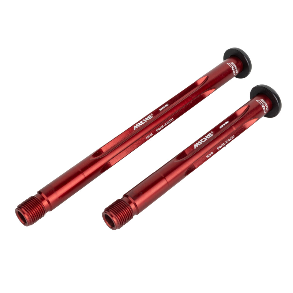 osy pevné MICHE LIGHT RD 12x118 +12x165 red