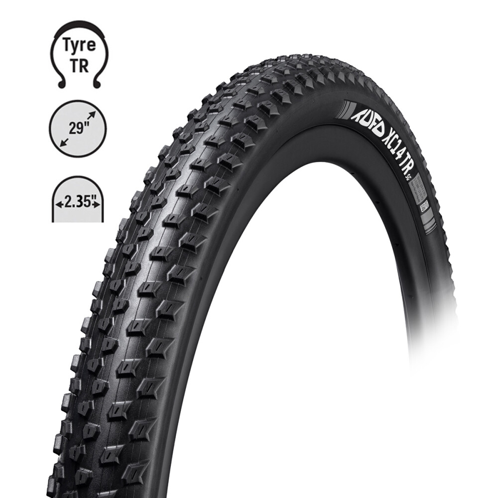plášť TUFO MTB XC14 TR 29"x2,35,kevlar,bezduš.čer.