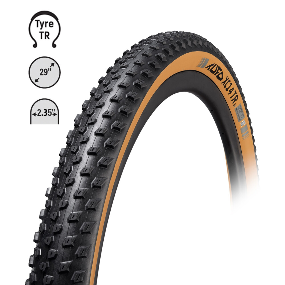 plášť TUFO MTB XC14 TR E-25 29"x2,35,kvl,bezd.béž.