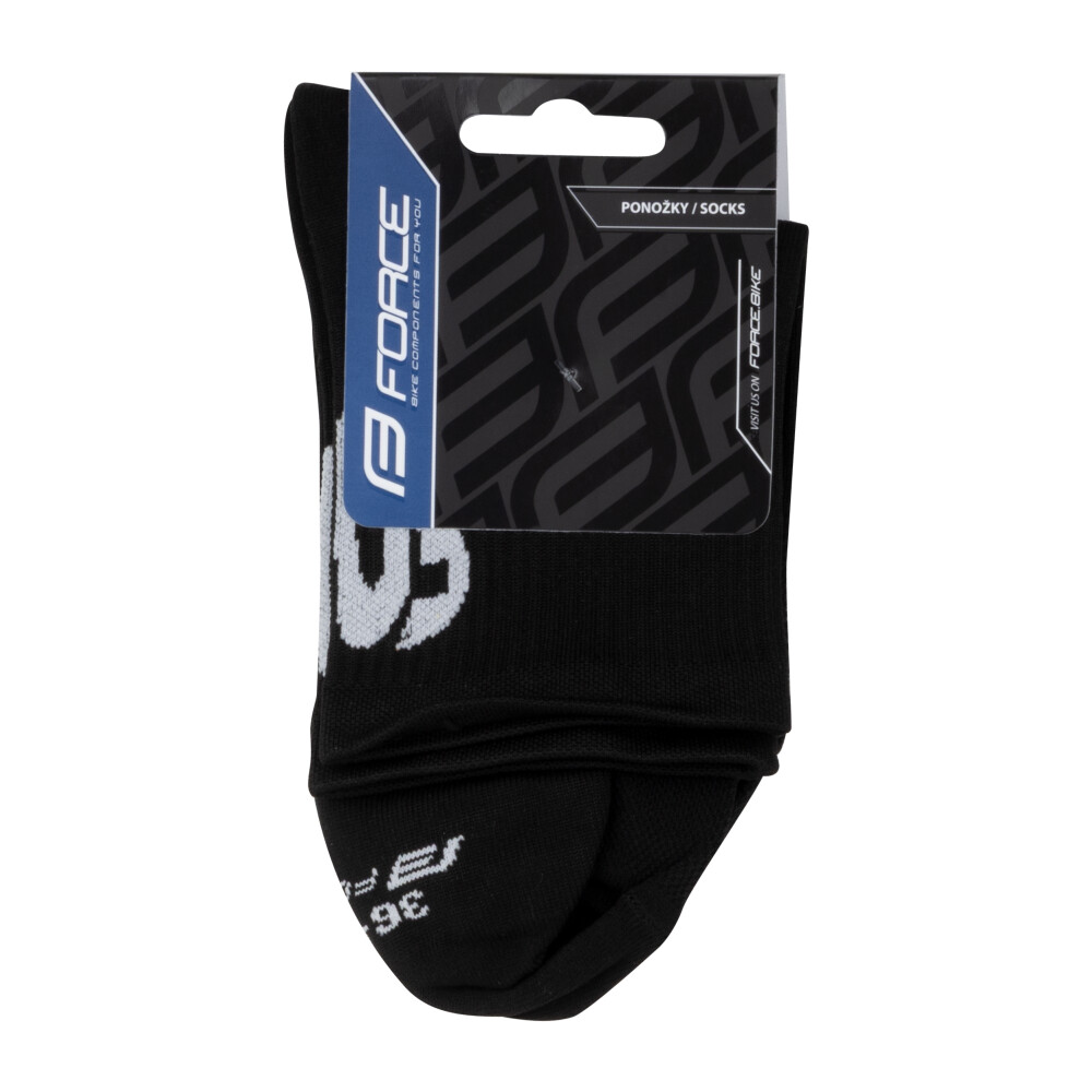 ponožky FORCE IN HEART krátké, černé