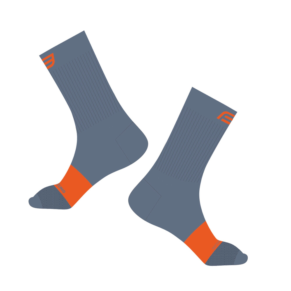 ponožky FORCE NOBLE, šedo-oranžové